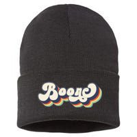 Boone Name Personalized Surname First Name Boone Sustainable Knit Beanie