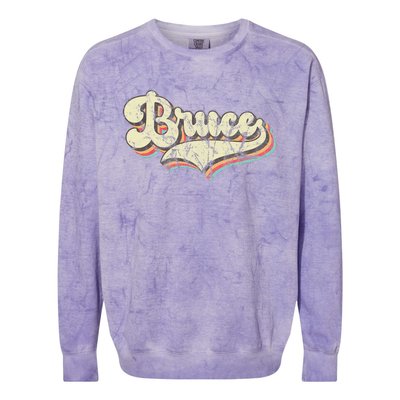 Bruce Name Personalized Colorblast Crewneck Sweatshirt