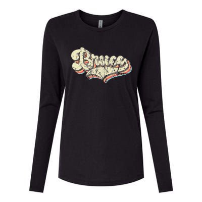 Bruce Name Personalized Womens Cotton Relaxed Long Sleeve T-Shirt