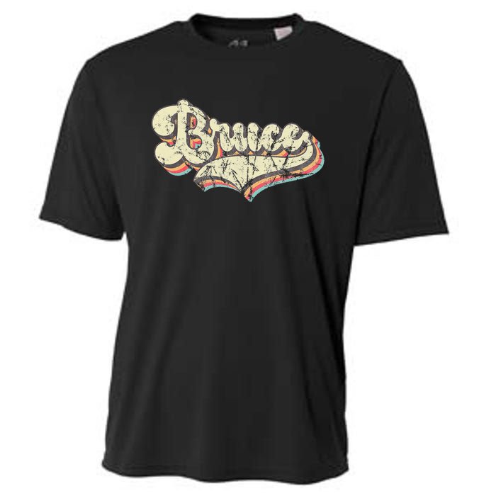 Bruce Name Personalized Cooling Performance Crew T-Shirt