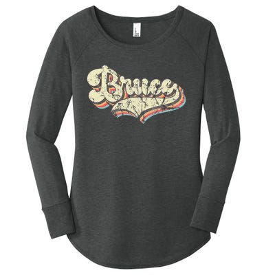 Bruce Name Personalized Women's Perfect Tri Tunic Long Sleeve Shirt