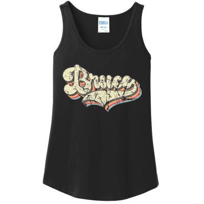 Bruce Name Personalized Ladies Essential Tank