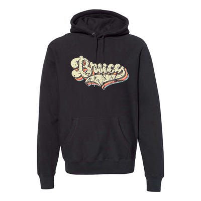 Bruce Name Personalized Premium Hoodie