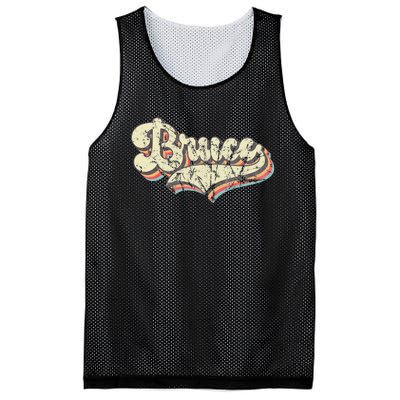 Bruce Name Personalized Mesh Reversible Basketball Jersey Tank