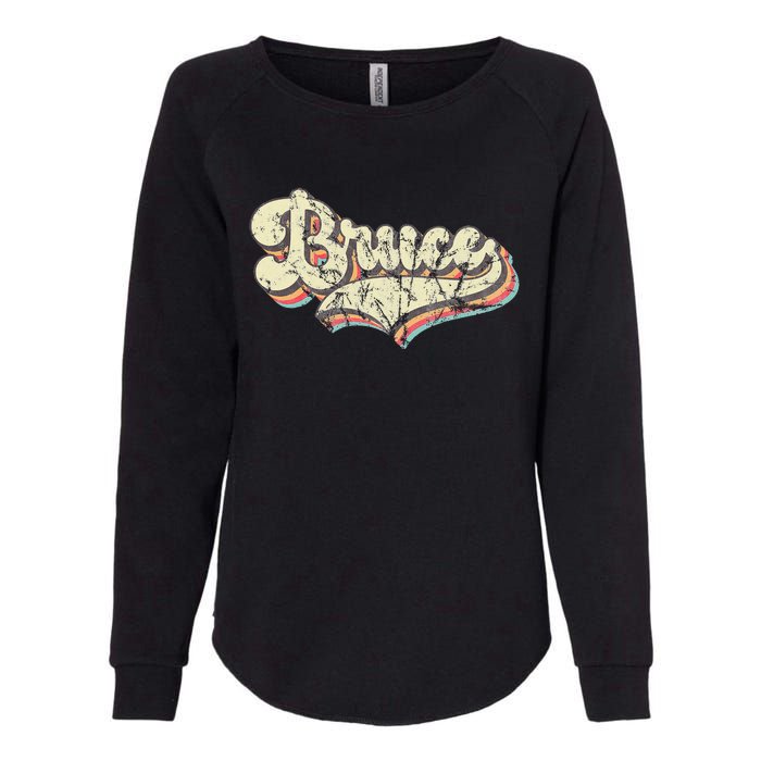 Bruce Name Personalized Womens California Wash Sweatshirt