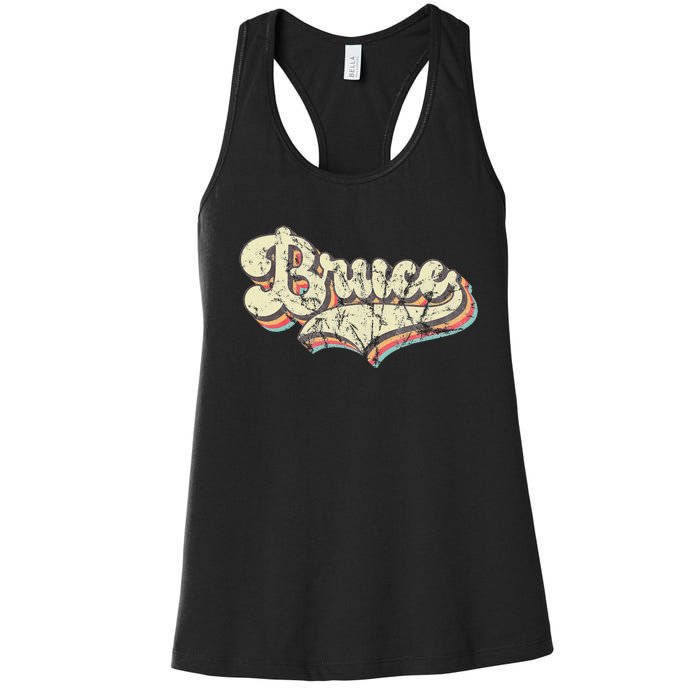 Bruce Name Personalized Women's Racerback Tank