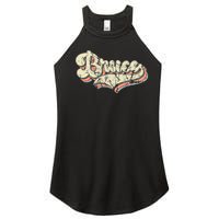 Bruce Name Personalized Women's Perfect Tri Rocker Tank