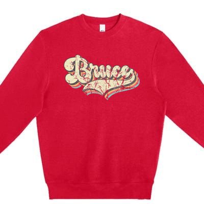 Bruce Name Personalized Premium Crewneck Sweatshirt