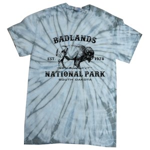 Badlands National Park South Dakota American Bison Souvenir Tie-Dye T-Shirt