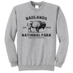 Badlands National Park South Dakota American Bison Souvenir Tall Sweatshirt