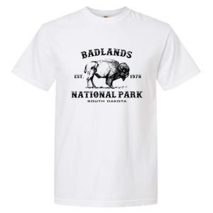 Badlands National Park South Dakota American Bison Souvenir Garment-Dyed Heavyweight T-Shirt