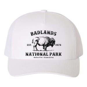 Badlands National Park South Dakota American Bison Souvenir Yupoong Adult 5-Panel Trucker Hat