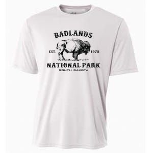 Badlands National Park South Dakota American Bison Souvenir Cooling Performance Crew T-Shirt