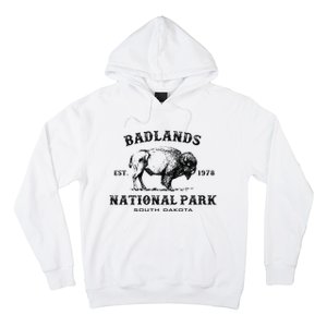 Badlands National Park South Dakota American Bison Souvenir Hoodie