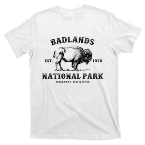 Badlands National Park South Dakota American Bison Souvenir T-Shirt