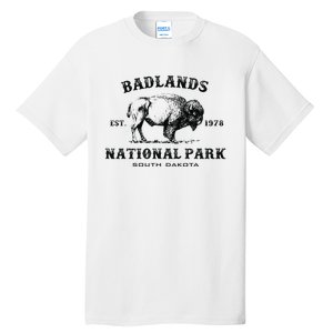 Badlands National Park South Dakota American Bison Souvenir Tall T-Shirt