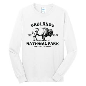 Badlands National Park South Dakota American Bison Souvenir Tall Long Sleeve T-Shirt