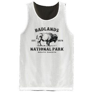 Badlands National Park South Dakota American Bison Souvenir Mesh Reversible Basketball Jersey Tank