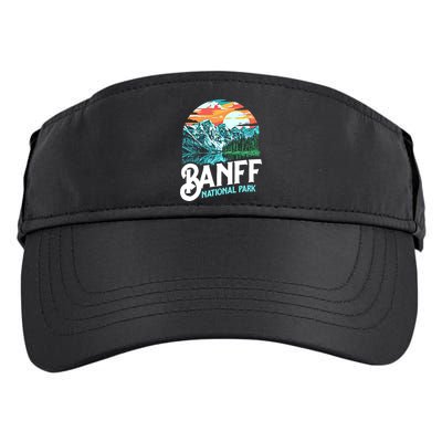 Banff National Park Lake Louise Canada Vintage Graphic Funny Gift Adult Drive Performance Visor