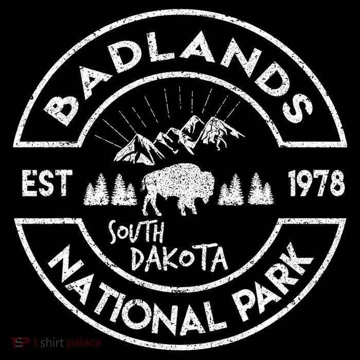 Badlands National Park Retro Hiking Vintage South Dakota Mom Baby Bodysuit