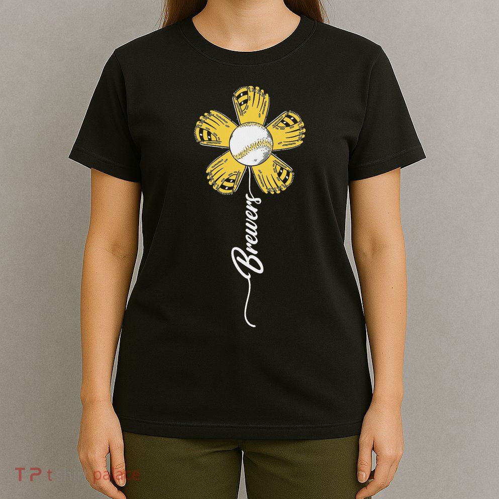 Brewers Name Proud Women Vintage Flower T-Shirt