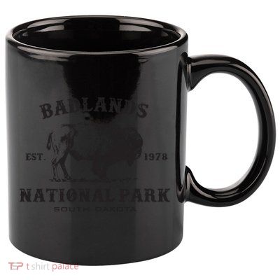 Badlands National Park South Dakota American Bison Souvenir 11oz C Handle Ceramic Mug