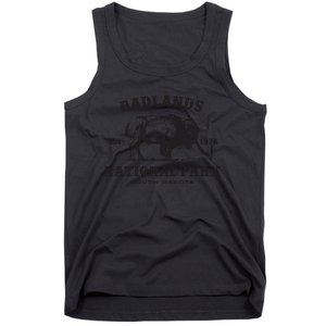 Badlands National Park South Dakota American Bison Souvenir Tank Top