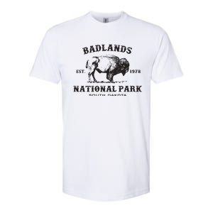 Badlands National Park South Dakota American Bison Souvenir Softstyle CVC T-Shirt