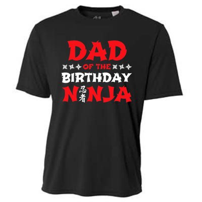 Birthday Ninja - Party - Dad of the Birthday Ninja Cooling Performance Crew T-Shirt