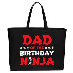 Birthday Ninja - Party - Dad of the Birthday Ninja Cotton Canvas Jumbo Tote