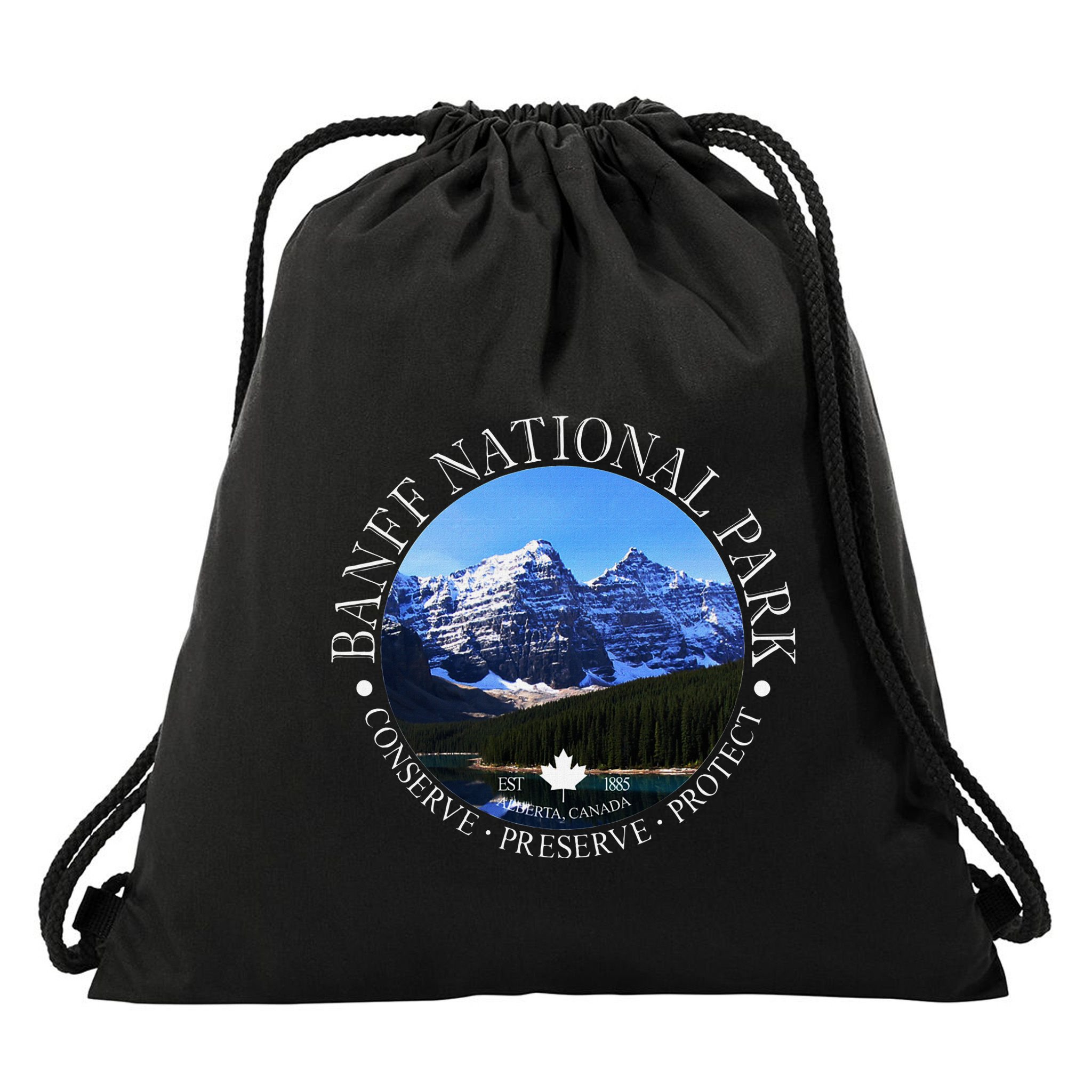 Banff National Park Conservation Gift Drawstring Bag
