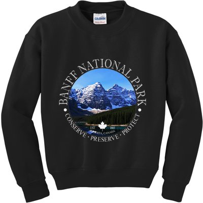 Banff National Park Conservation Gift Kids Sweatshirt
