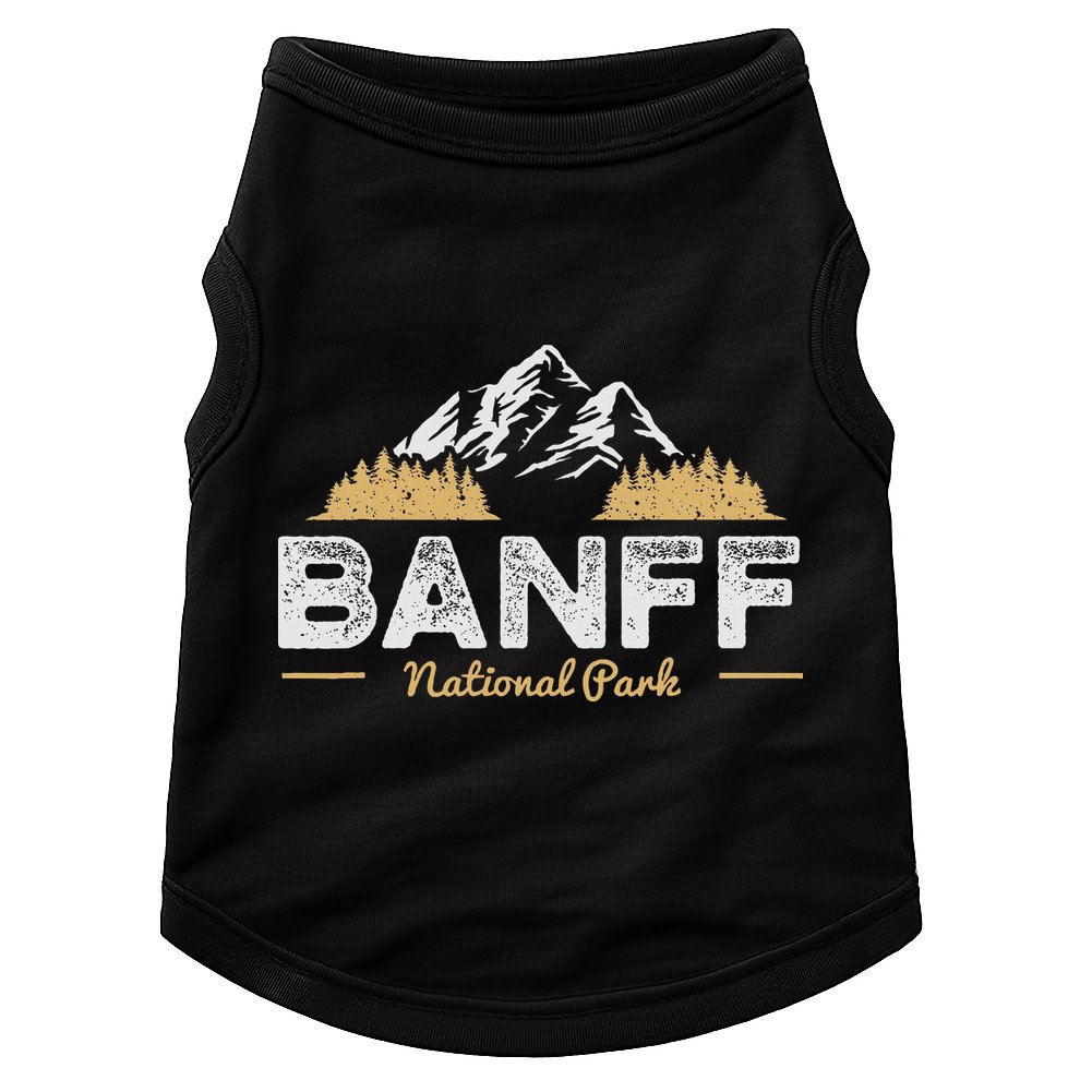 Banff National Park Souvenir Canada Mountain Outdoors Doggie Tank