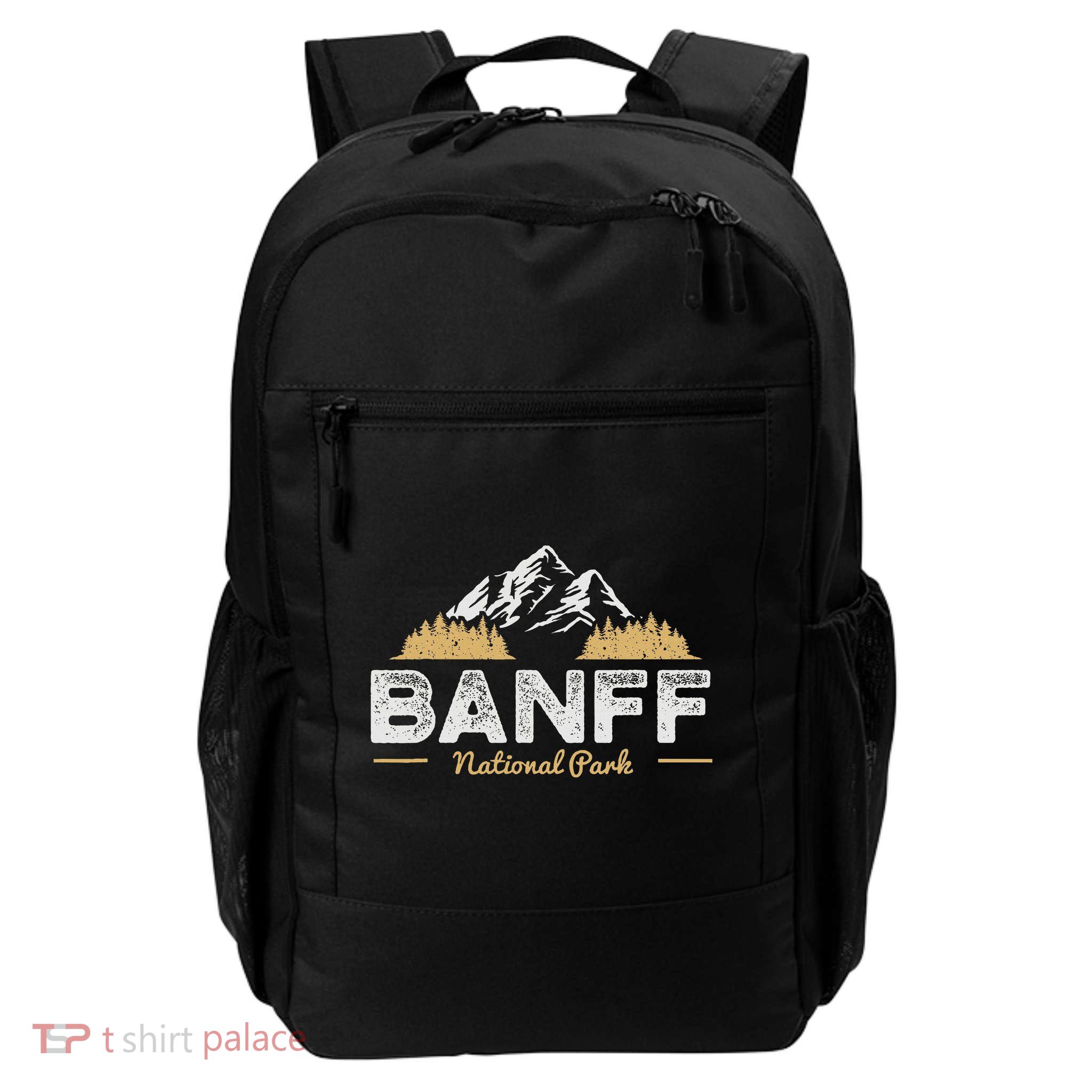 Banff National Park Souvenir Canada Mountain Outdoors Backpack