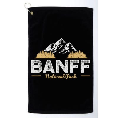 Banff National Park Souvenir Canada Mountain Outdoors Golf Towel