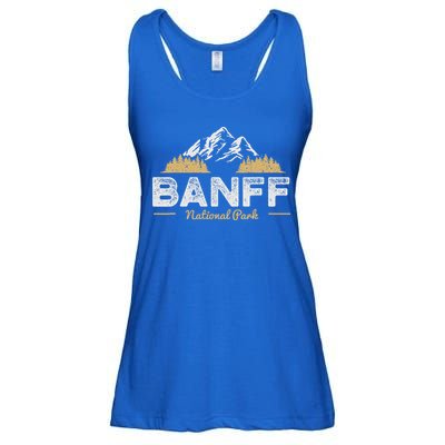 Banff National Park Souvenir Canada Mountain Outdoors Ladies Essential Flowy Tank
