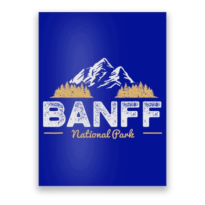 Banff National Park Souvenir Canada Mountain Outdoors Poster