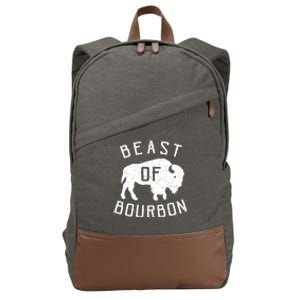 Badlands National Park South Dakota American Bison Souvenir Cotton Canvas Backpack