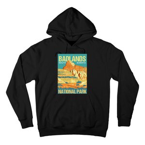 Badlands National Park South Dakota Poster Design Hoodie