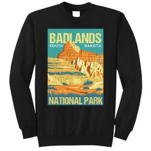 Badlands National Park South Dakota Poster Design Sweatshirt