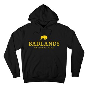 Badlands National Park Bison South Dakota Buffalo Souvenir Hoodie