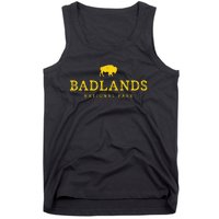 Badlands National Park Bison South Dakota Buffalo Souvenir Tank Top