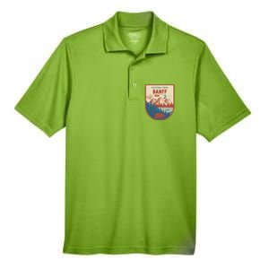 Banff National Park CanadaS Badge Men's Origin Performance Pique Polo