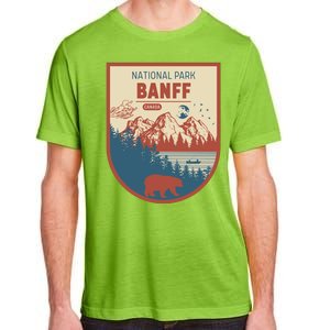 Banff National Park CanadaS Badge Adult ChromaSoft Performance T-Shirt