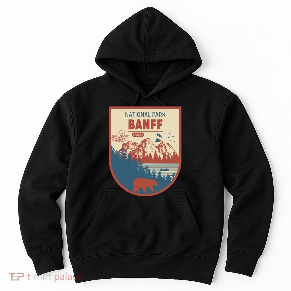 Banff National Park CanadaS Badge Hoodie