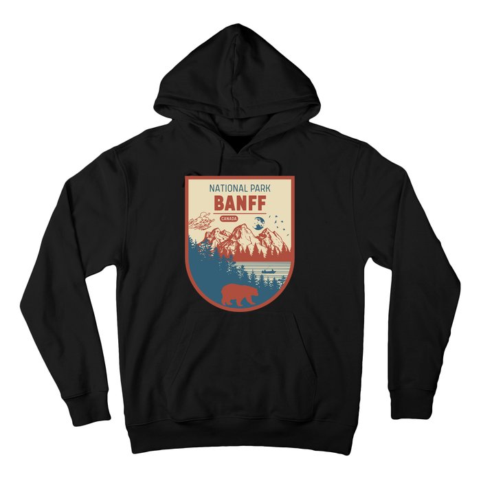 Banff National Park CanadaS Badge Hoodie