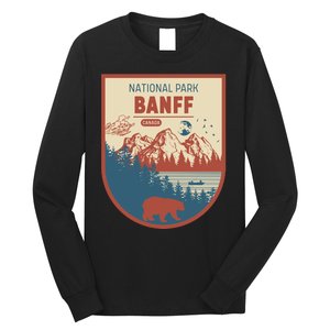 Banff National Park CanadaS Badge Long Sleeve Shirt