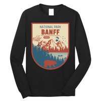 Banff National Park CanadaS Badge Long Sleeve Shirt