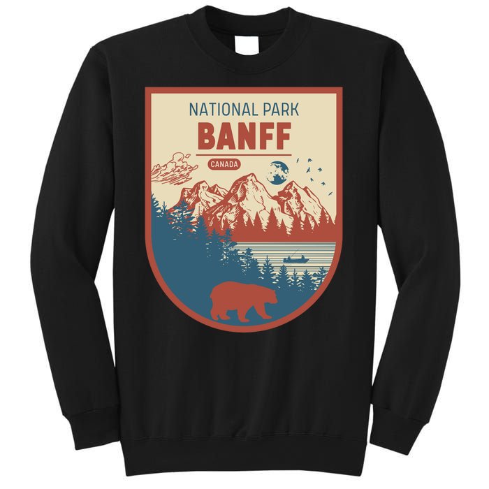 Banff National Park CanadaS Badge Sweatshirt