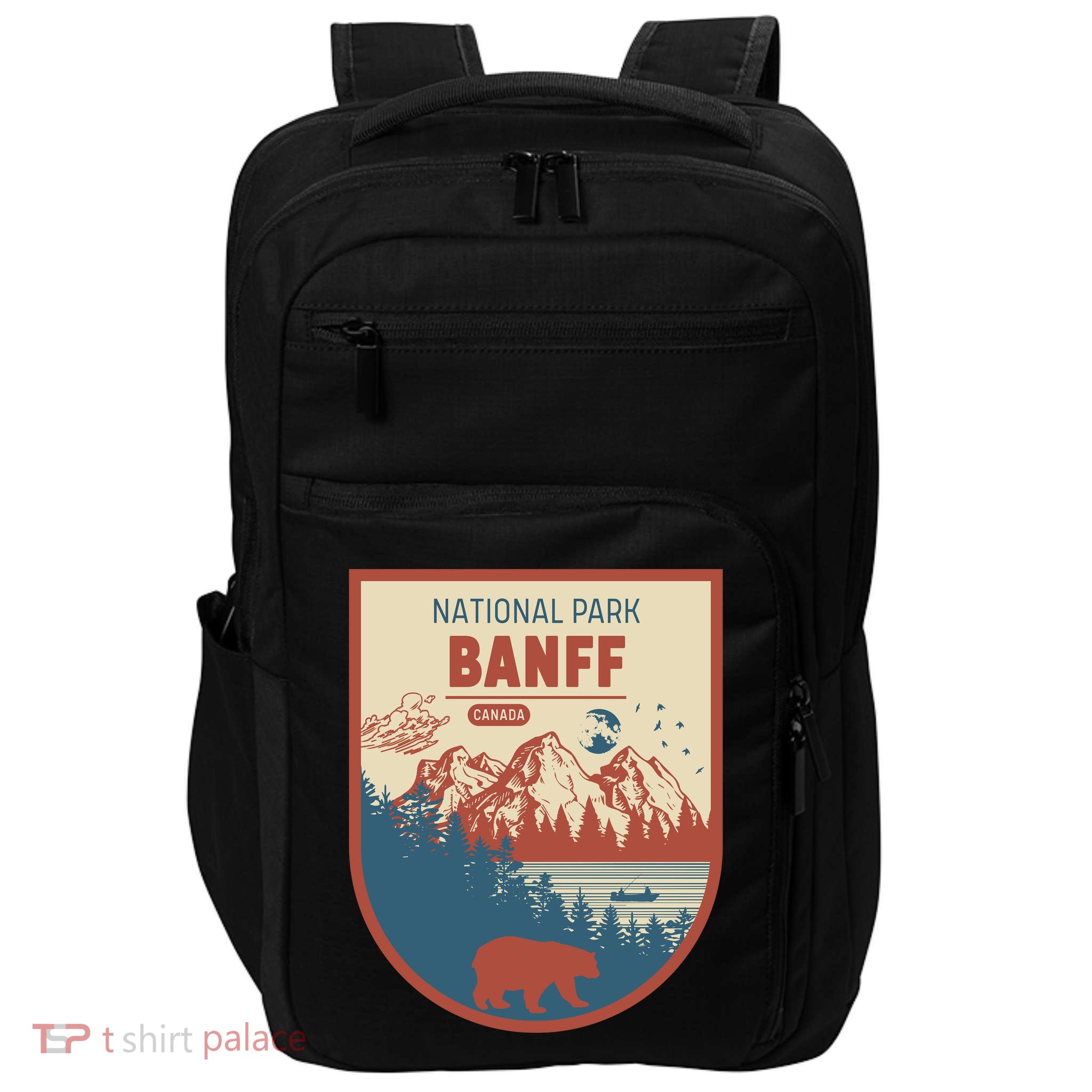 Banff National Park CanadaS Badge Impact Tech Backpack